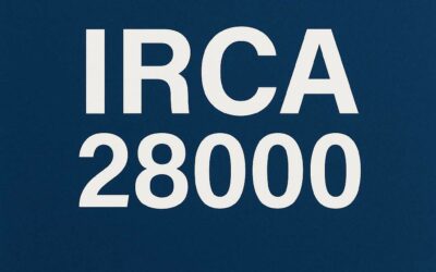 IRCA 28000 Successful certification
